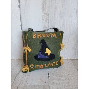 Plush mini broom service which home decor hanging Halloween unique